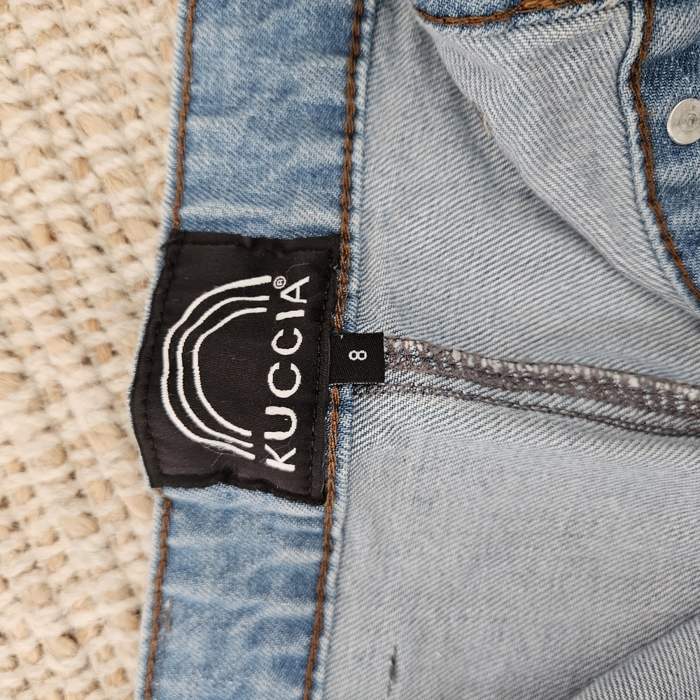Denim Skirt with Dinosaur Patches - Picture 3 of 5